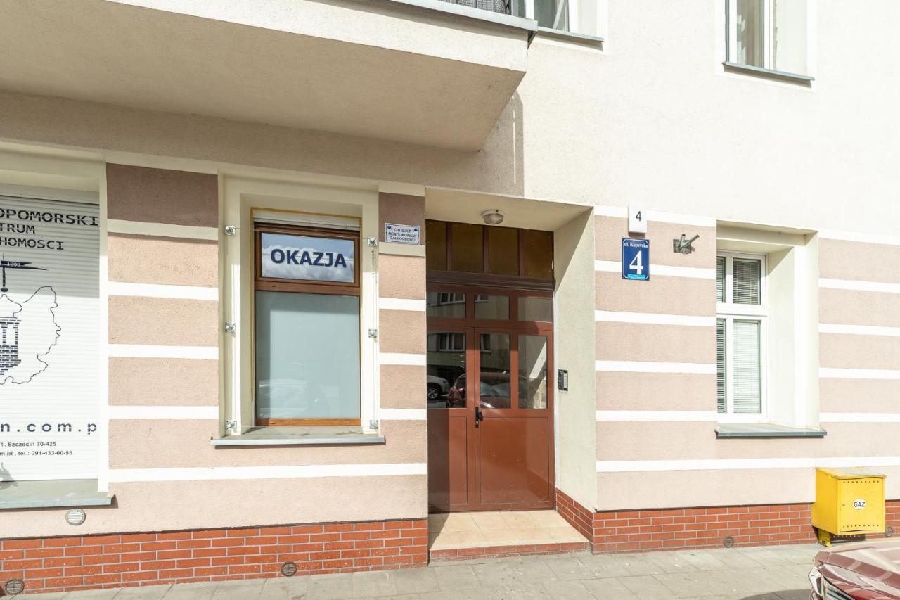 Margi Eos Apartament Large & Balcony Apartman Szczecin Kültér fotó